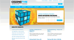 Desktop Screenshot of codingthis.com